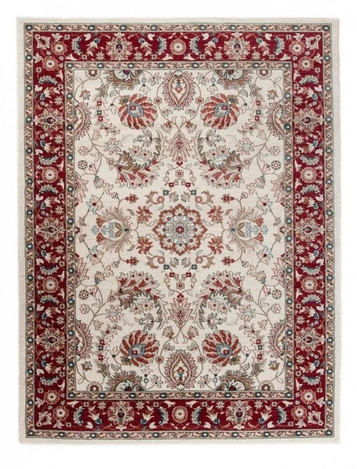 Mazovia Orientteppich Rot Creme Orientalisches Design Polypropylen - Bild 2