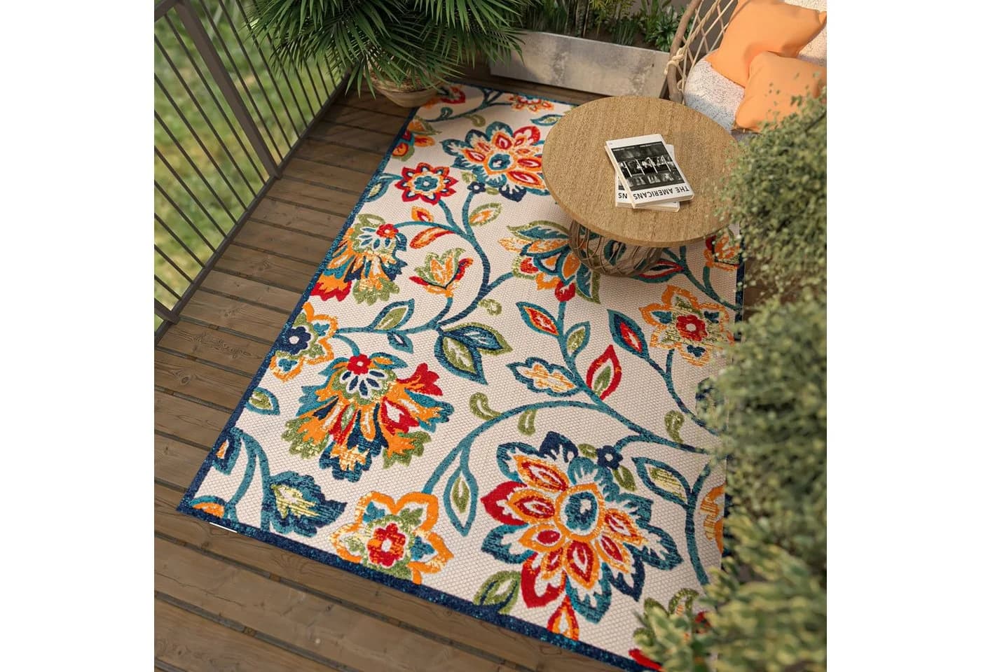 Mazovia Designteppich Bunt Wetterfest & UV-beständig