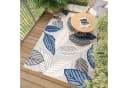 Mazovia Designteppich In- & Outdoor Blau Grau Bild 1