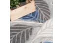 Mazovia Designteppich In- & Outdoor Blau Grau Bild 3
