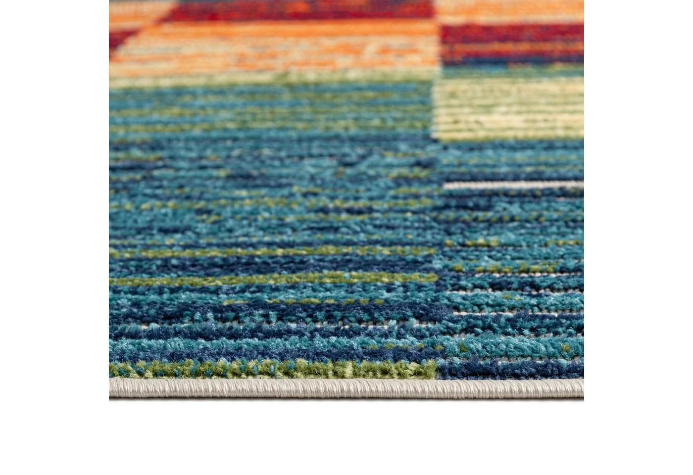 Mazovia Designteppich In- & Outdoor Teppich Wetterfest UV-beständig Balkon Bunt Kurzflor - Bild 5