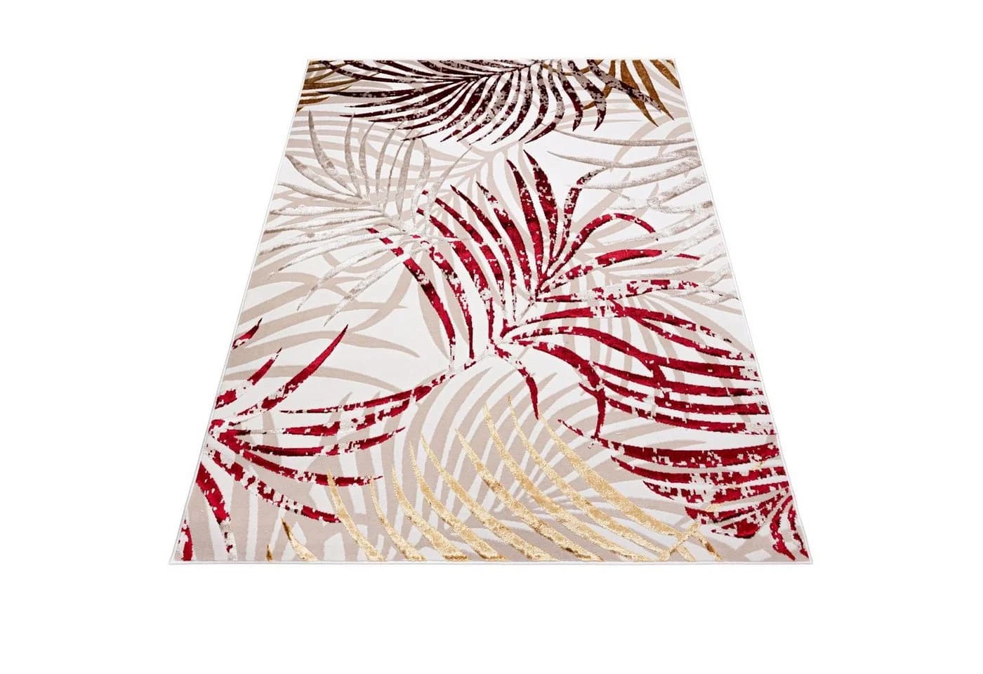 Mazovia Designteppich Modern Beige Creme mit Gold - Bild 5