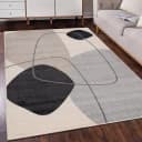 Mazovia Designteppich Modern Beige Grau Kurzflor Bild 2