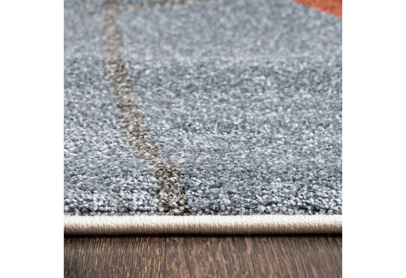 Mazovia Designteppich Modern Kurzflor Beige Grau Schwarz Japandi - Bild 5