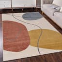Mazovia Designteppich Modern Beige Geometrisch Kurzflor Bild 2