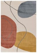 Mazovia Designteppich Modern Beige Geometrisch Kurzflor Bild 3