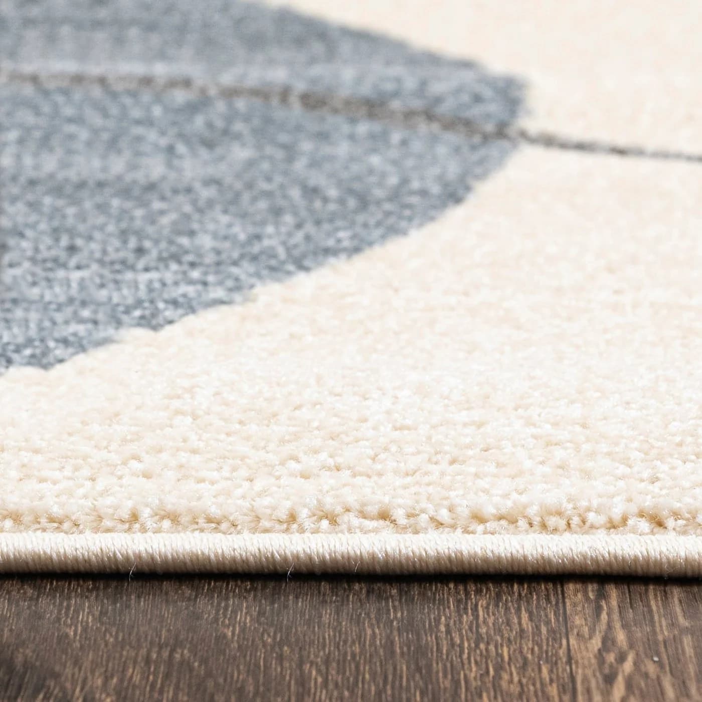 Mazovia Designteppich Modern Beige Geometrisch Kurzflor - Bild 5