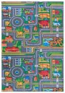 Mazovia Kinderteppich Spiel Teppich Grün Grau Bild 2
