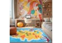 Mazovia Kinderteppich Blau Spielteppich Kinderzimmer Bild 1