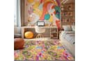 Mazovia Kinderteppich Straße Rosa Grün 80x150 cm Rutschfest Bild 1