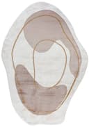 Mazovia Designteppich Modern Geometrisch Beige Creme Bild 1