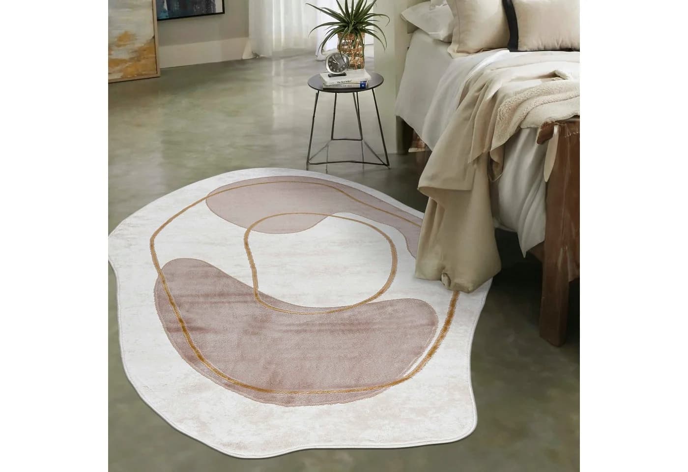 Mazovia Designteppich Modern Geometrisch Beige Creme - Bild 2