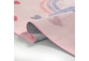 Mazovia Designteppich Kinder Hüpfspiel Rosa Bild 1