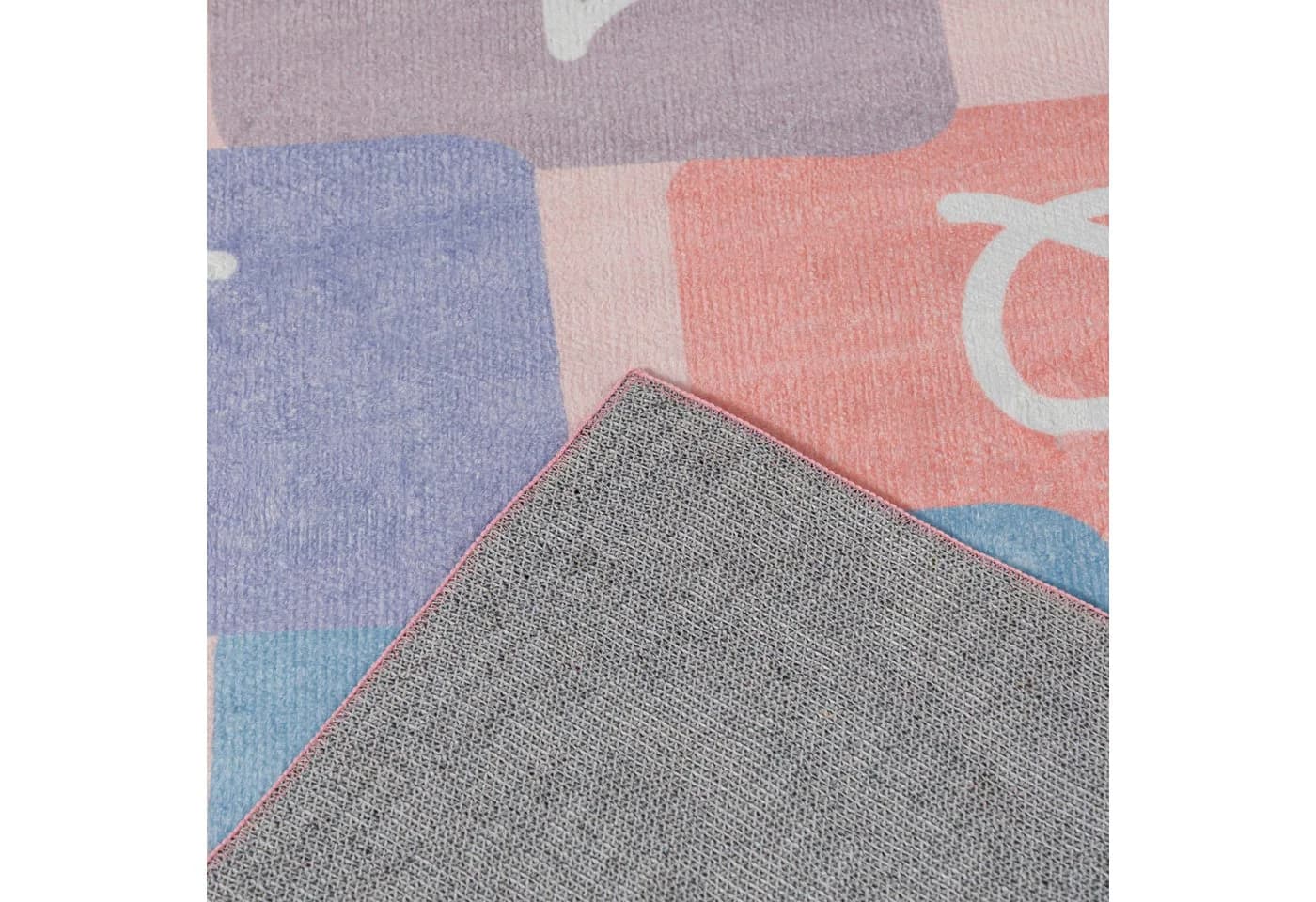 Mazovia Designteppich Kinder Hüpfspiel Rosa - Bild 3