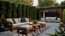 Mazovia Designteppich Tierisch Terrasse 120x170 cm Beige/Schwarz/Creme Bild 3