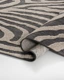Mazovia Designteppich Tierisch Terrasse 120x170 cm Beige/Schwarz/Creme Bild 4