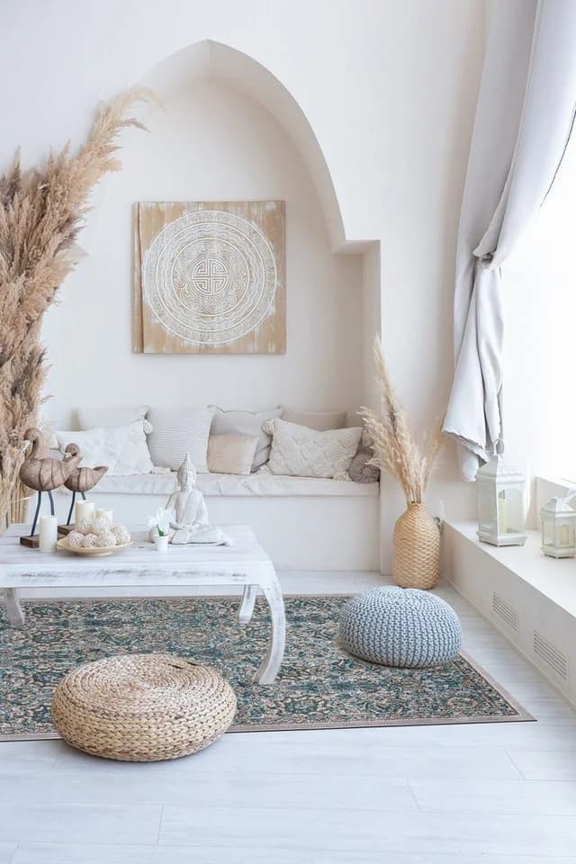 Mazovia Designteppich Außen Orientalisch Blau Wasserdicht