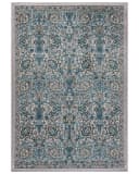 Mazovia Designteppich Außen Orientalisch Blau Wasserdicht Bild 2