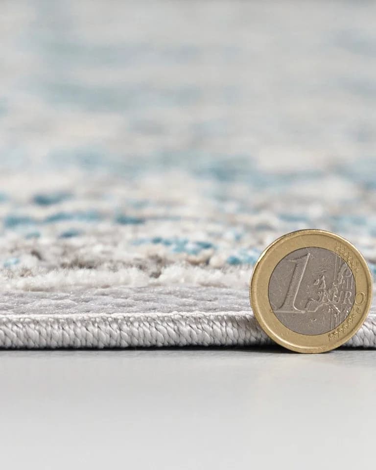 Mazovia Designteppich Außen Orientalisch Blau Wasserdicht - Bild 5