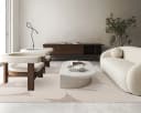 Mazovia Designteppich Abstrakt Beige/Weiß Modern Bild 3