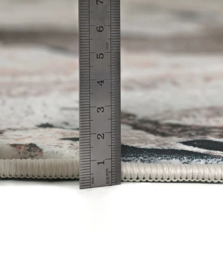 Mazovia Designteppich Modern Abstrakt Braun Weiß - Bild 5