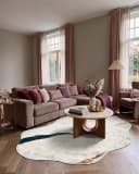 Mazovia Designteppich Modern Abstrakt Beige Braun 140x200 cm Bild 1