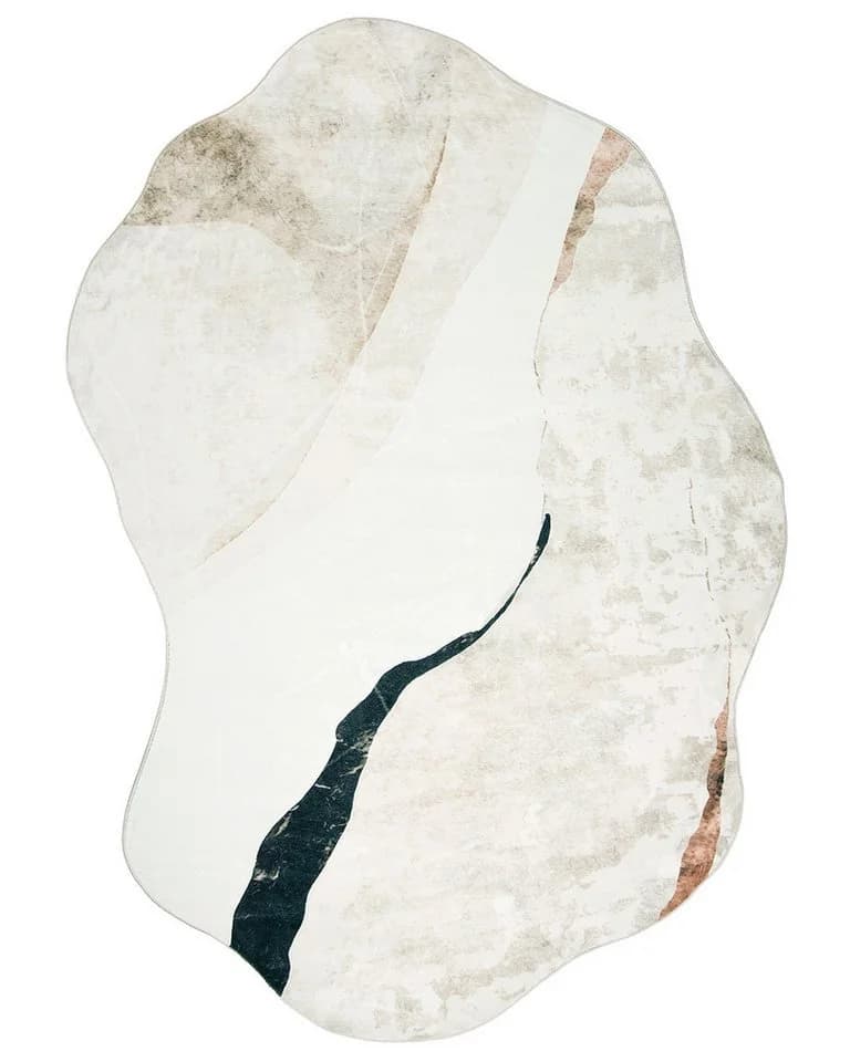 Mazovia Designteppich Modern Abstrakt Beige Braun 140x200 cm - Bild 2