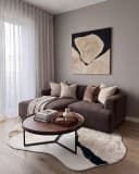 Mazovia Designteppich Modern Abstrakt Beige Braun 140x200 cm Bild 3