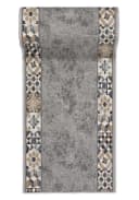 Mazovia Läufer Retro Bordüre Grau Schwarz 67x100 cm Bild 2