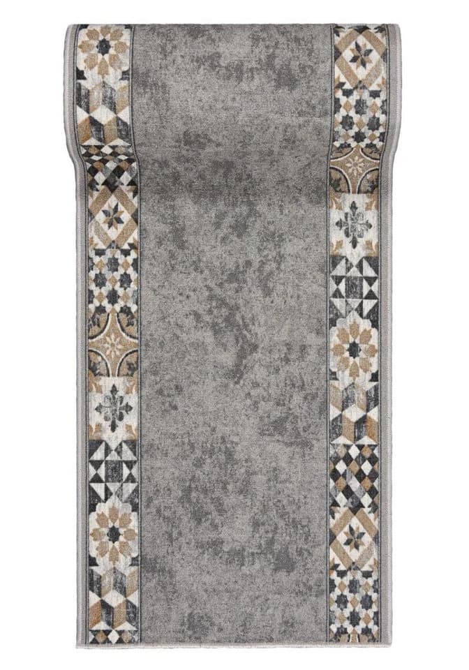 Mazovia Läufer Retro Bordüre Grau Schwarz 67x100 cm - Bild 2
