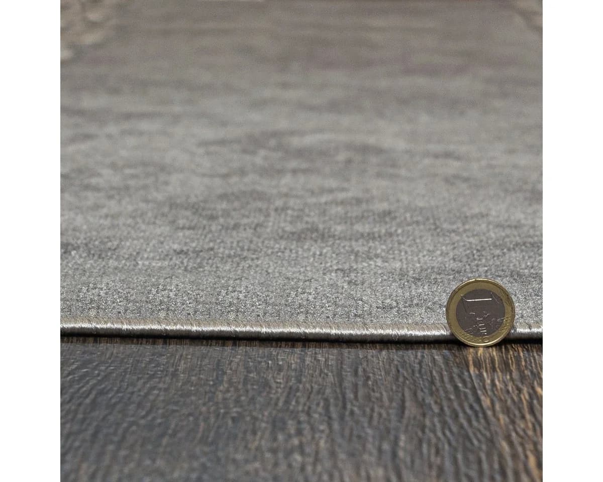 Mazovia Läufer Retro Bordüre Grau Schwarz 67x100 cm - Bild 5