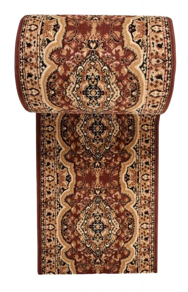 Mazovia Läufer Orientalisch Braun Rot Fußbodenheizung - Bild 2