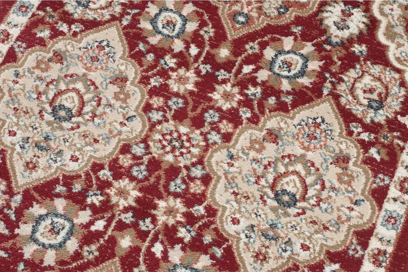 Mazovia Läufer Klassisch Bordüre Rot Schwarz 70x100 cm - Bild 3