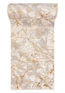 Mazovia Läufer Glamour Abstrakt Braun Grau 70x100 cm Bild 2