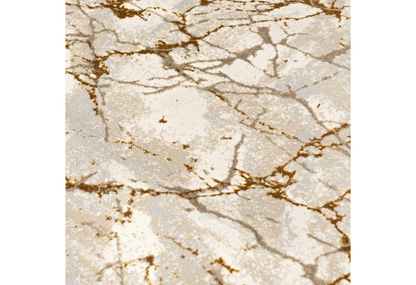Mazovia Läufer Glamour Abstrakt Braun Grau 70x100 cm - Bild 5