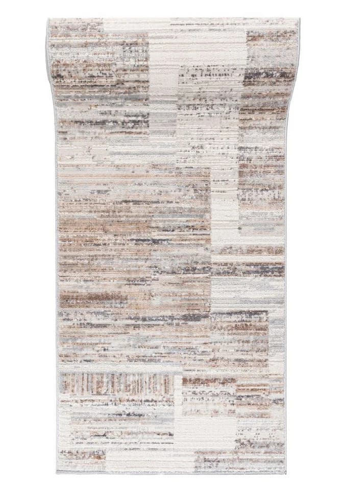 Mazovia Läufer Modern Abstrakt Beige Creme Fußbodenheizung - Bild 2