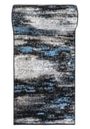 Mazovia Läufer Retro Abstrakt Grau Schwarz 60x100 cm Bild 2