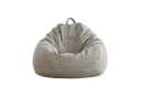 AD.CON Sitzsack mit Füllung Hellgrau - Bean Bag Relax-Sessel Bild 2