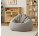 AD.CON Sitzsack mit Füllung Hellgrau - Bean Bag Relax-Sessel Bild 5
