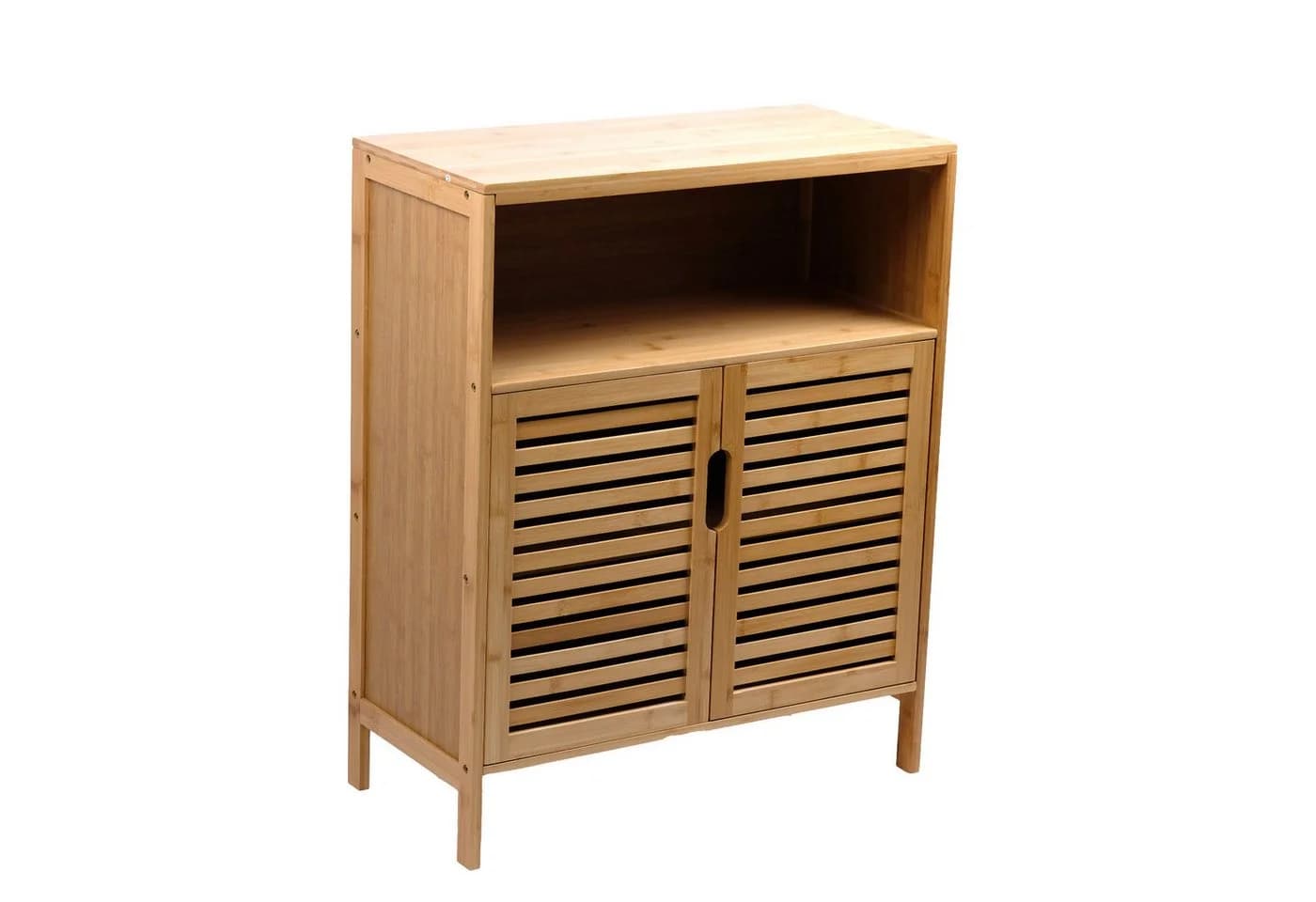 AD.CON Bambus Badezimmerschrank mit 3 Ablagen