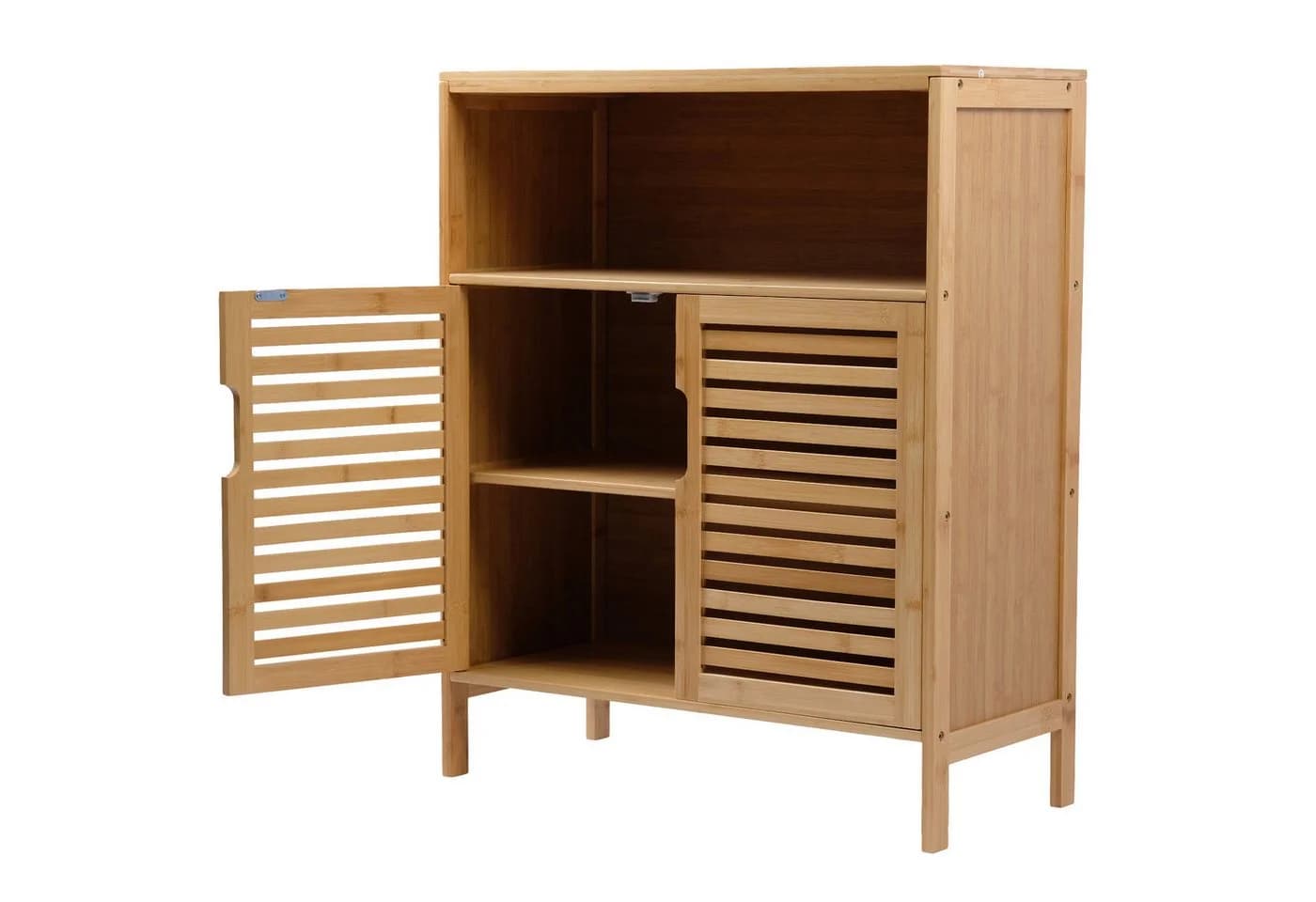 AD.CON Bambus Badezimmerschrank mit 3 Ablagen - Bild 3