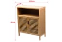 AD.CON Bambus Badezimmerschrank mit 3 Ablagen Bild 4