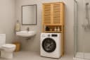 AD.CON Umbauschrank Waschmaschinenschrank Bambus Bild 5