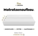 KingMatratzen Kindermatratze Kaltschaum 90x180 Weiß Waschbar Bild 5