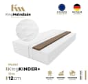 KingKINDER PLUS Kindermatratze Kaltschaum mit Kokosmatte Weiß Bild 1