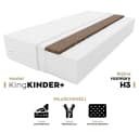 KingKINDER PLUS Kindermatratze Kaltschaum mit Kokosmatte Weiß Bild 5