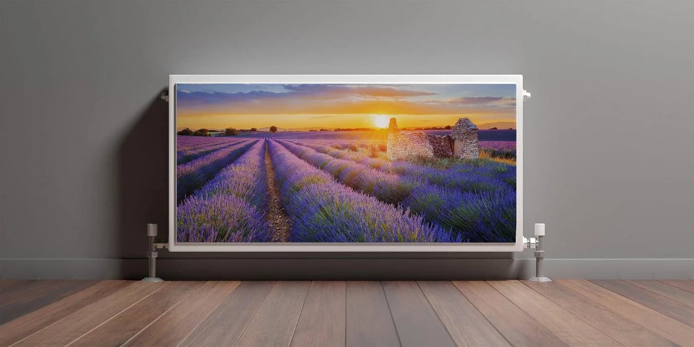 Muralo Magnetfolie Heizkörperverkleidung Lavendelfeld Violett - Bild 4