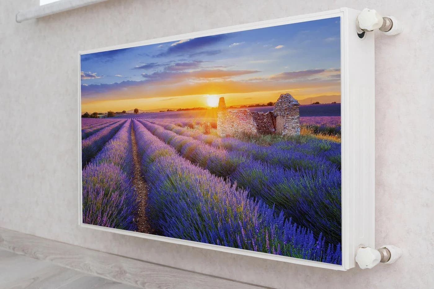 Muralo Magnetfolie Heizkörperverkleidung Lavendelfeld Violett - Bild 5