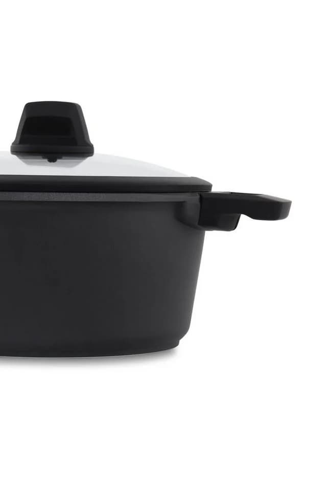 Edenberg Topf-Set 10-tlg. Schwarz Aluminium Keramik Induktion - Bild 5