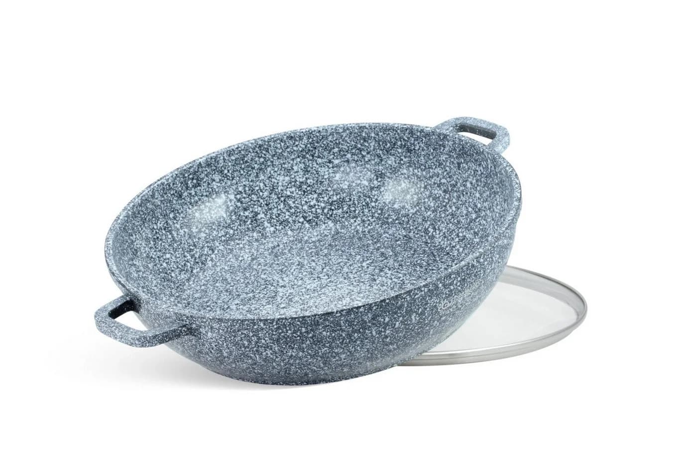 Edenberg Kochtopf mit Glasdeckel Keramik-Granit Aluminium Edelstahl